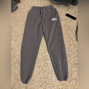 White fox grey sweats